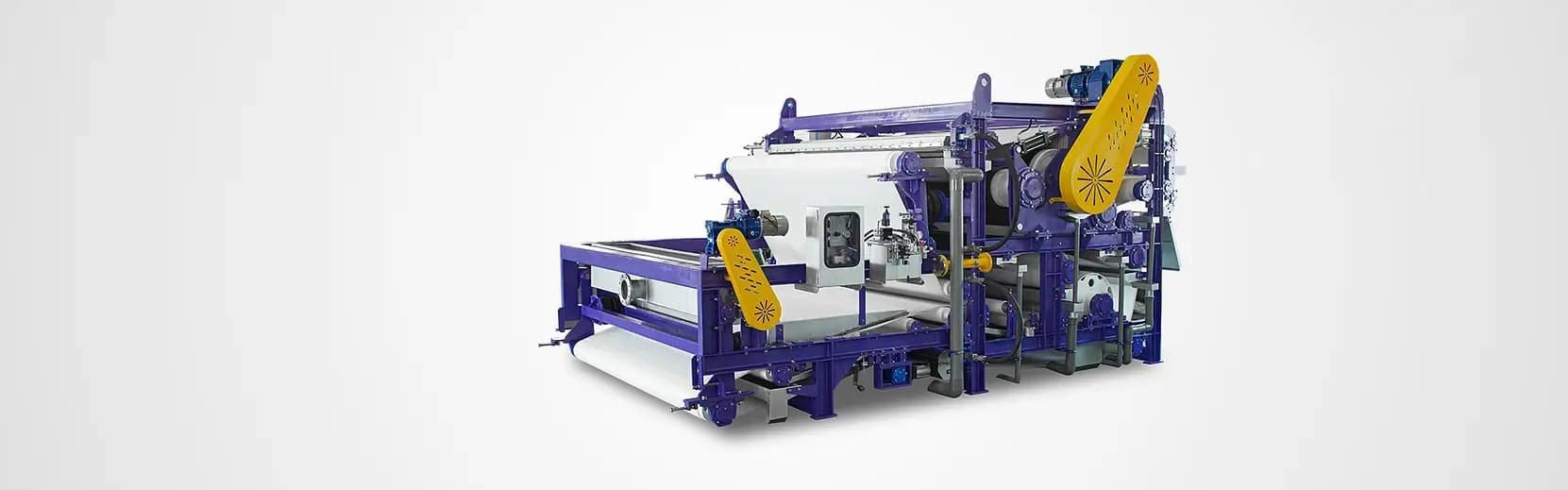 เครื่องอัดตะกอนแบบสายพาน