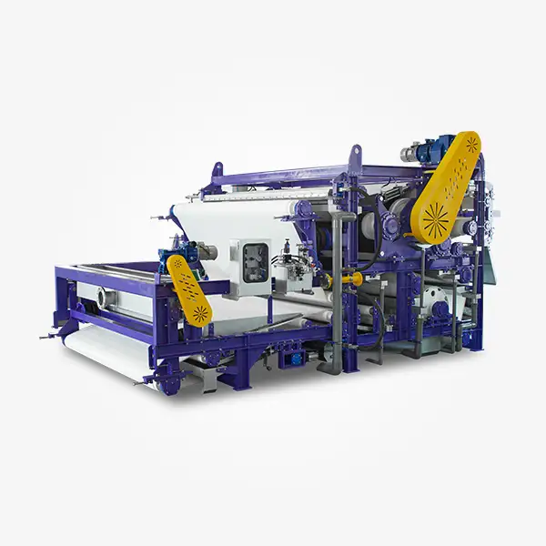 เครื่องอัดตะกอนแบบสายพาน (BELT-PRESS)