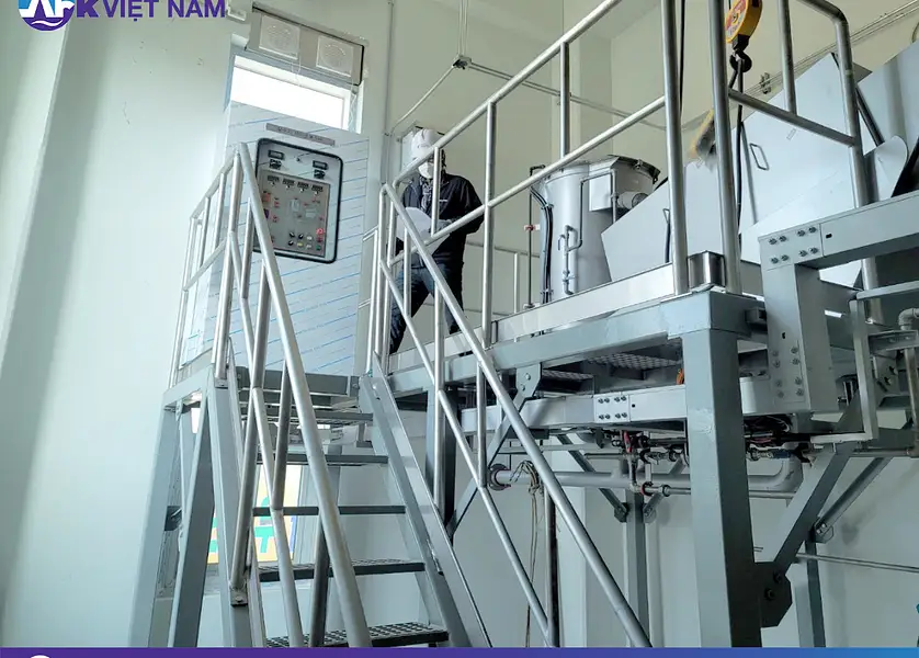 Screw-press Set-Up in Asan, Chungcheongnam-do, ROK