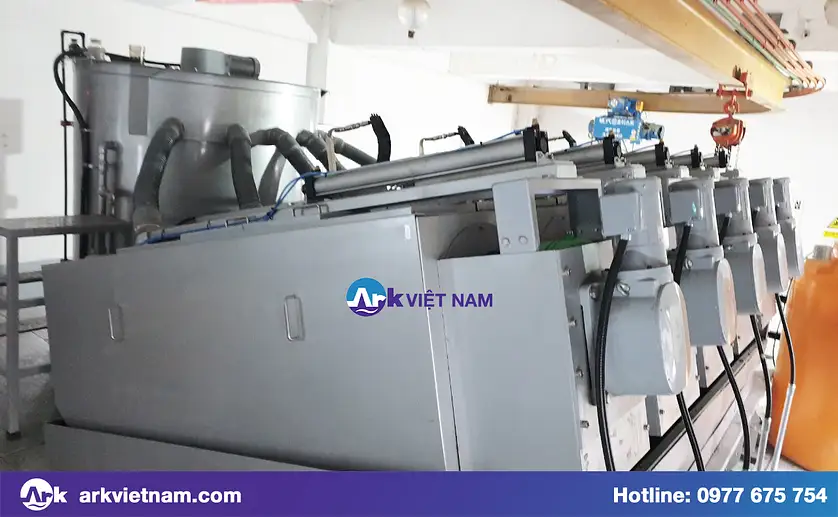 Screw-press Set-Up in Danyang, Chungcheongbuk-do, ROK