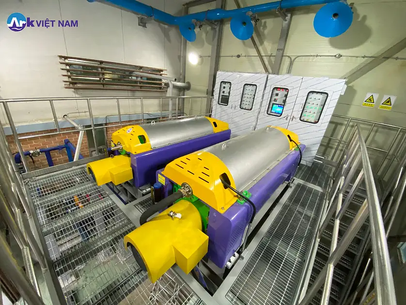 Decanter Centrifuge Set-Up in Seohwa-myeon, Gangwon-do, ROK