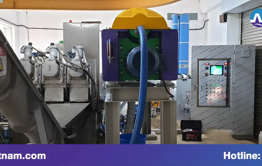 Decanter Centrifuge Set-Up in Goseong, Gyeongsangnam-do, ROK