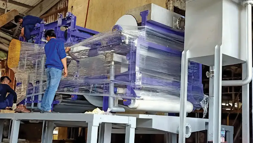 Installation of Belt-press in Phu Tho