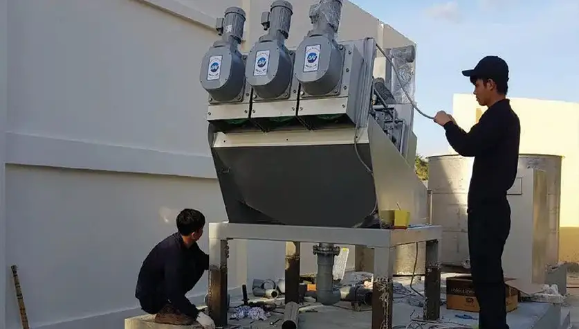 Project of Screw press in Ninh Thuan province