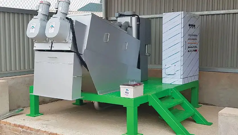 Installation of Screw press in Bac Giang