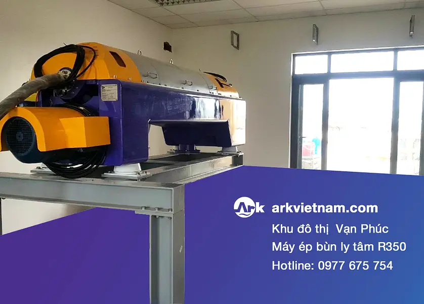 Van Phuc City, Decanter Centrifuge, Municipal Waste Water Treatment Plant - Thumbnail 2