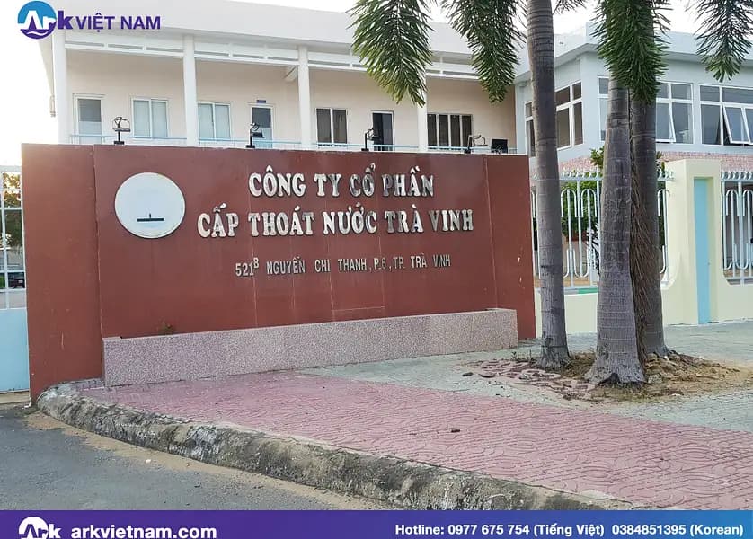 Project of Decanter centrifuge at Tra Vinh Water supply plant