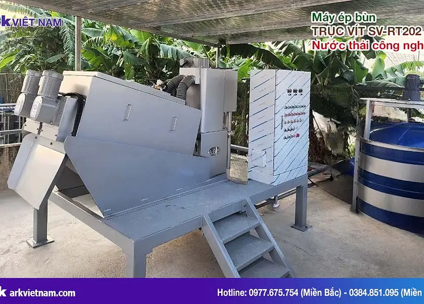 โครงการเครื่องรีดตะกอนแบบสกรู – นิคมอุตสาหกรรมฟูจิ จังหวัดบั๊กซาง - Thumbnail 2