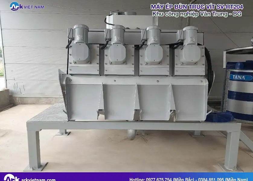 โครงการเครื่องรีดตะกอนแบบสกรู – นิคมอุตสาหกรรมฟูจิ เวินจุง (Fuji Van Trung) - Thumbnail 3