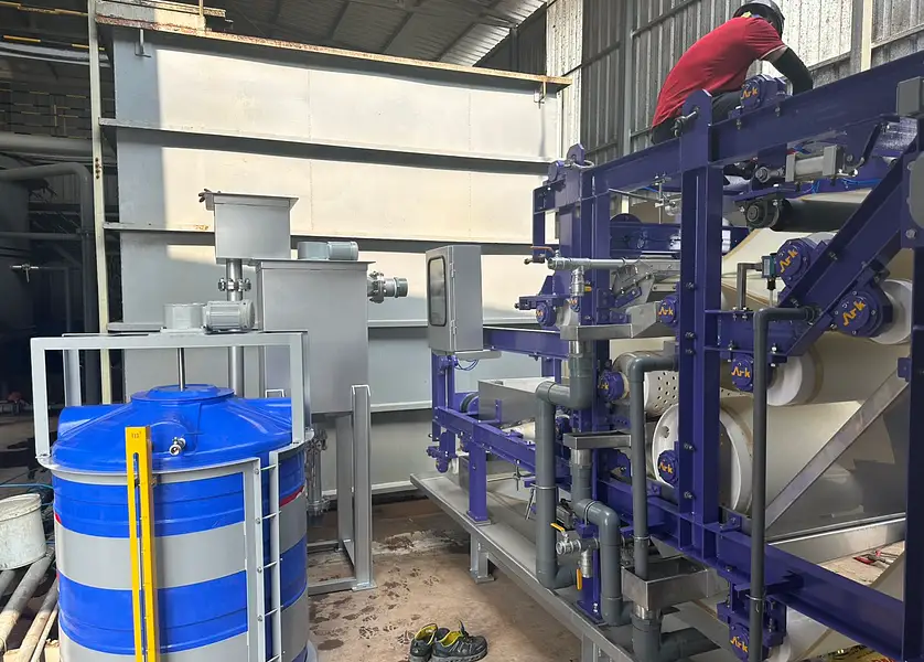 โครงการเครื่องรีดตะกอนแบบสายพาน – โรงงานแปรรูปอาหาร จังหวัดไฮเดือง - Thumbnail 2