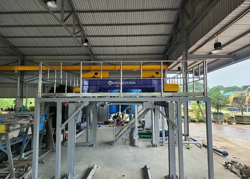 โครงการเครื่องรีดตะกอนแบบแรงเหวี่ยง – โรงงานผลิตน้ำประปาเมืองเว้